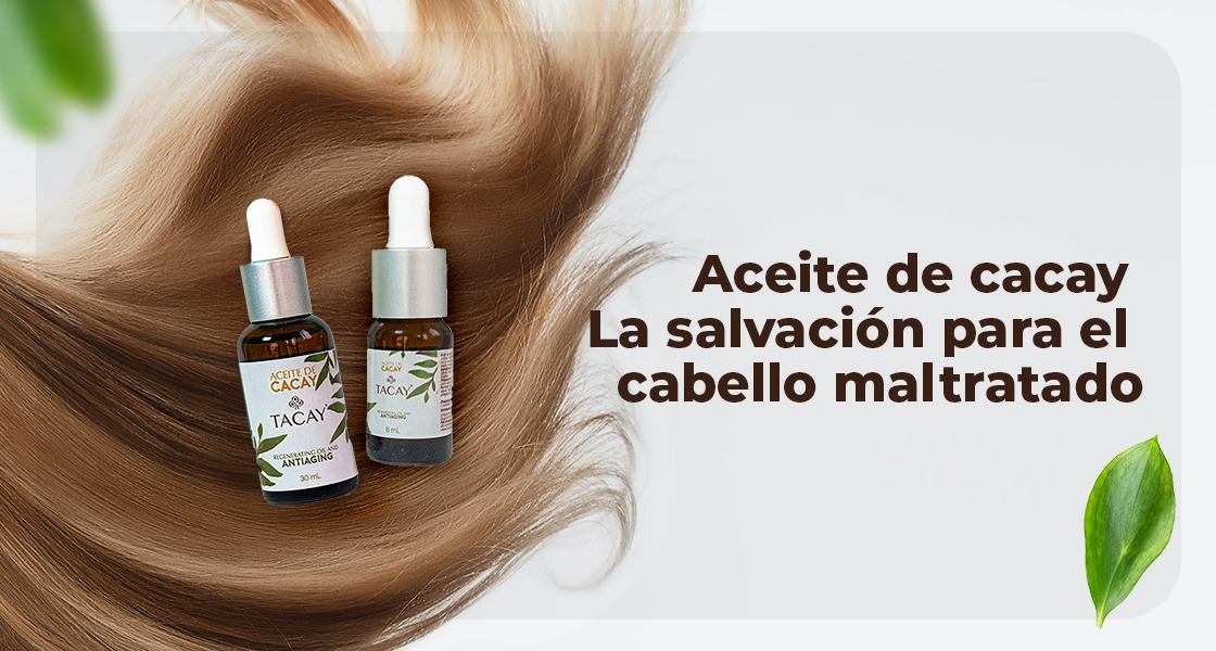 El aceite de Cacay: la salvación para el cabello maltratado.